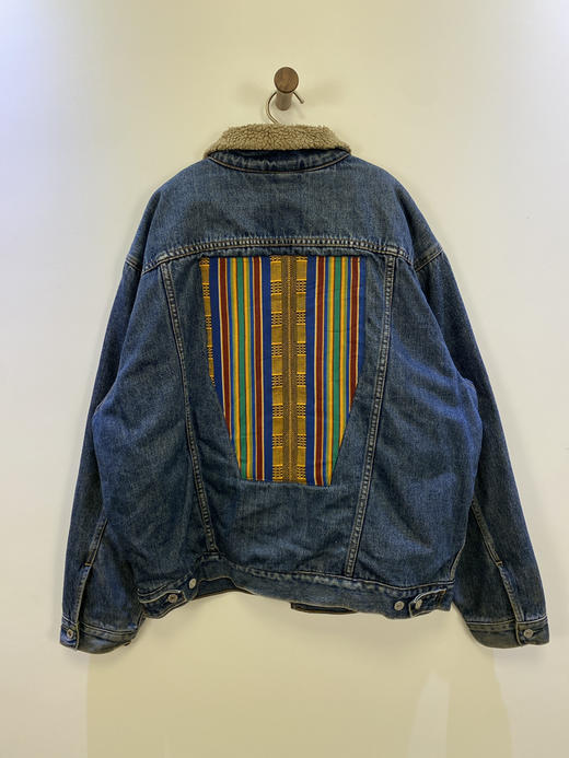 Levi’s 李维斯 羊羔绒 牛仔棉服 夹棉外套_CTJK(XL) 商品图3