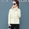 JJFS-859-110时尚百搭短款保暖棉服女2023冬季小个子棉袄宽松显瘦免洗亮面棉衣 商品缩略图0