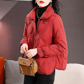时尚短款羽绒服女冬装新款小个子韩版洋气90白鸭绒外套KQ-25421