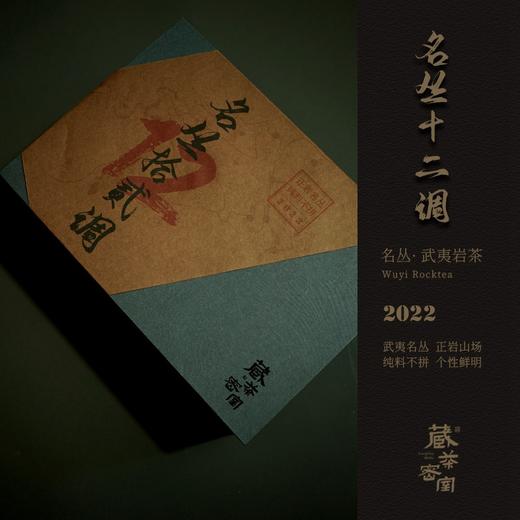 名丛十二调 正岩山场 纯料不拼 2022年武夷岩茶 藏茶密室出品 商品图0