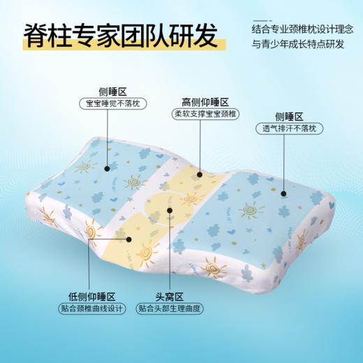 龙脊康可调枕（七区青少年版） 专业4-10岁宝宝枕颈椎枕护颈椎防螨高端保健枕儿童枕头 商品图2