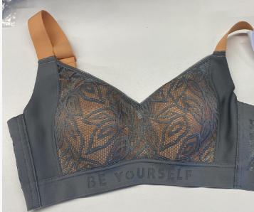 都市丽人Vbra内衣女BCD杯适穿薄款蕾丝文胸四排扣无钢圈LB36X1 商品图1