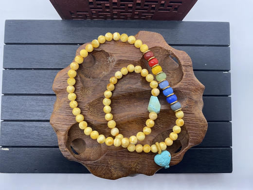 蜜蜡两圈手串,9.94克 商品图0