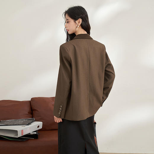 经典潇洒干练挺括西装女新款都市通勤西服外套上衣V0340141 商品图4