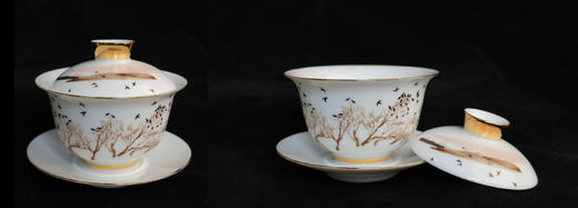 三博文创-齐白石山水十二条屏茶具套装 商品图3