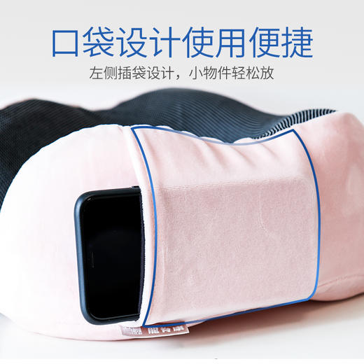 龙脊康护颈枕 旅行枕车用套脖便携飞机靠枕坐车颈托椎枕 u型枕 商品图5