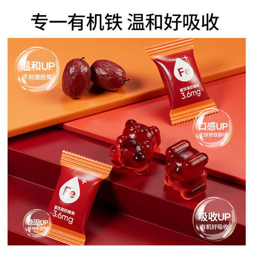 轻食兽富铁软糖儿童成人女性孕妇孕期铁补充铁元素红枣味 商品图3