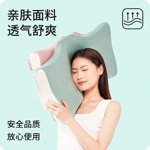 龙脊康健康颈椎枕经典版  枕头护颈椎助睡眠可调节高度平睡侧睡 内配枕垫 商品图6