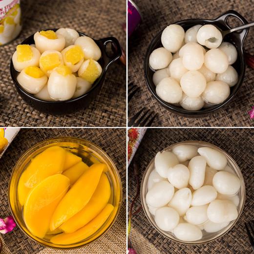 (百万补贴) 泰国进口泰双象牌糖水山竹罐头565g 商品图3