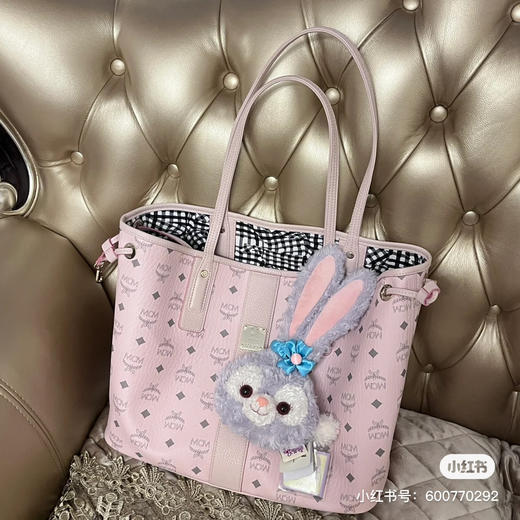 Mcm经典子母购物袋包-轻雾粉 商品图3