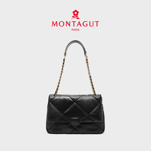 【高级羊皮系列】梦特娇新款时髦通勤大菱格单肩包 商品图6