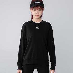 Adidas/阿迪达斯卫衣女装春季新款运动服圆领休闲套头衫H09766