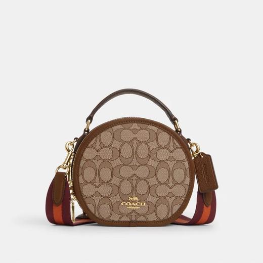 圣诞好价￥1280直邮到手！Coach Canteen经典老花圆饼包 商品图0