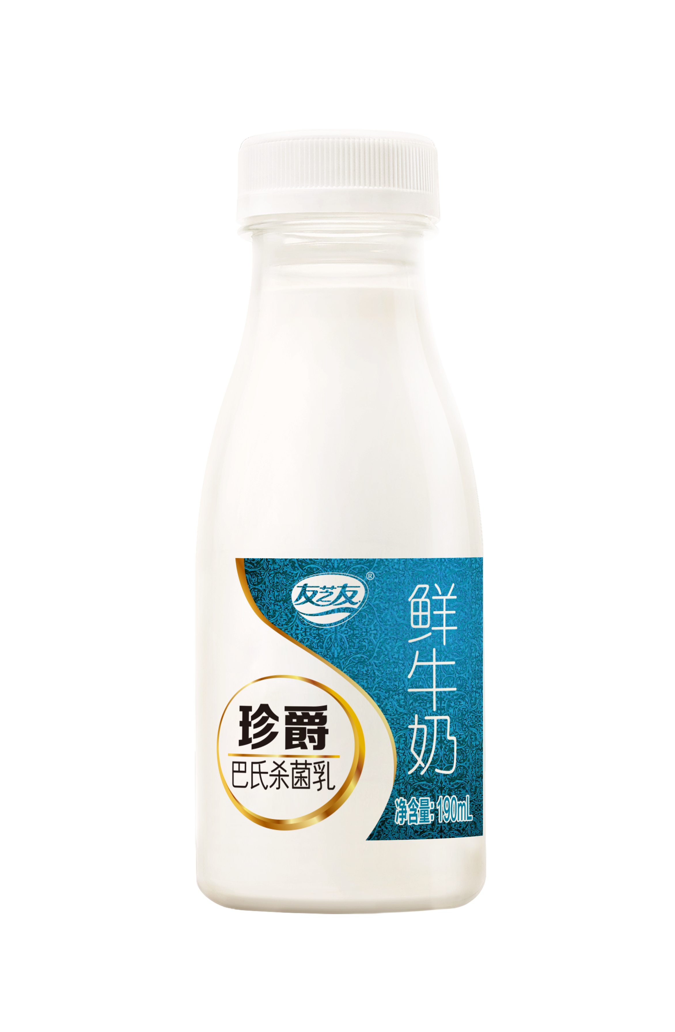 友芝友珍爵鲜牛奶 PET瓶190ml/瓶， 武汉三环内每日清晨配送上门（30天/90天/180天）