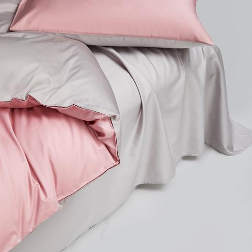  「72小时发货」【会呼吸更温暖】钱皇 100%80支全棉 纯色双拼四件套 内衣般面料质感 优质好棉 一针一线活性印染 商品图10