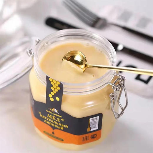 俄罗斯捕蜜熊椴树蜜500g/1000g 商品图3