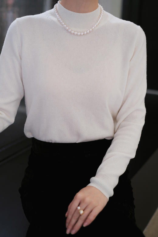 盛唐牡丹| 针织羊绒打底衫 中领  [特价品] 商品图9