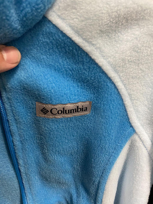 Columbia/哥伦比亚 女童秋冬内加绒立领拼色拉链口袋抓绒外套 商品图1