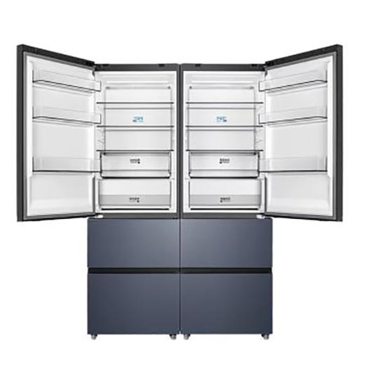 美的 BCD-401WUTGPZM 小型左开门右开门可调双门两门三门节能风冷无霜超薄嵌入式电冰箱 【60cm零嵌】迷境灰 商品图6