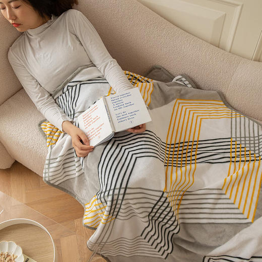 TY（分多包裹发货）生活元素多功能披肩毯SY-025Y+恒源祥集团彩羊家纺-小青柠枕+1DL23615【鲜享1.5】 商品图2