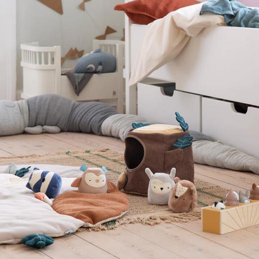 丹麦Sebra棉质动物捉迷藏玩具-棕色婴幼儿角色扮演过家家玩偶  0岁+ 商品图2