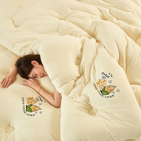 玉米纤维糯糯被  A类母婴等级面料无化学添加  冬日睡懒觉神器