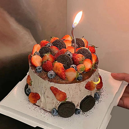 【至爱草莓】奥利奥草莓巧克力水果生日蛋糕 商品图0