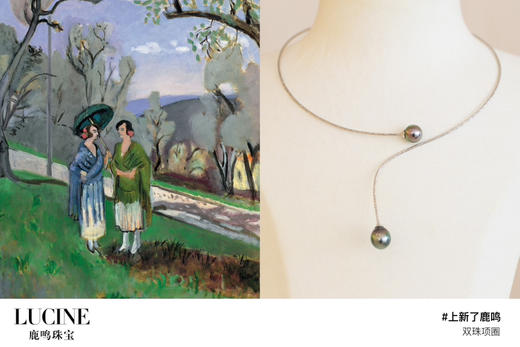 鹿鸣上新：双珠项圈 商品图0