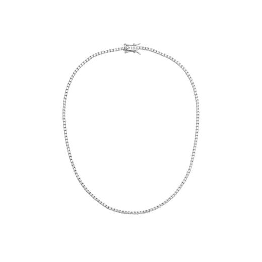 订购8周到｜Lili Claspe-Mini Amina-银色 迷你 网球 项链［美国设计师］ 商品图1