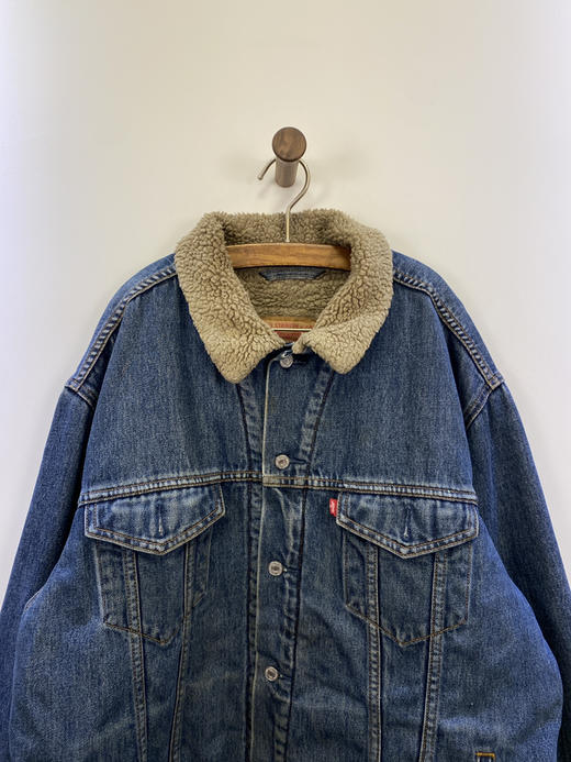 Levi’s 李维斯 羊羔绒 牛仔棉服 夹棉外套_CTJK(XL) 商品图0