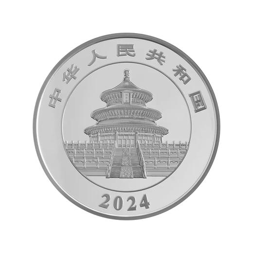 【精制币】2024年熊猫150克·1公斤幻彩银币 商品图3