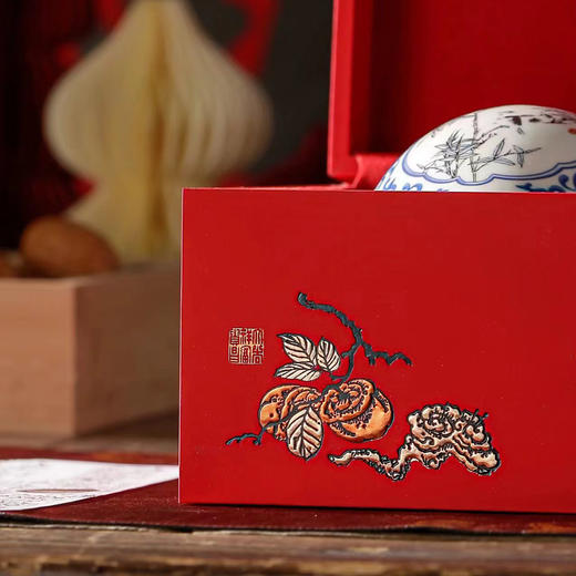 福乐安康【小双瓷罐·红】58元/套，一件14套/约装三两到半斤 商品图8