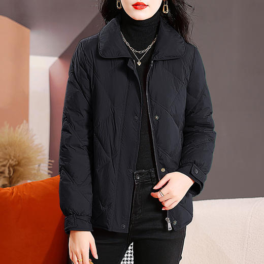 时尚短款羽绒服女冬装新款小个子韩版洋气90白鸭绒外套KQ-25421 商品图3