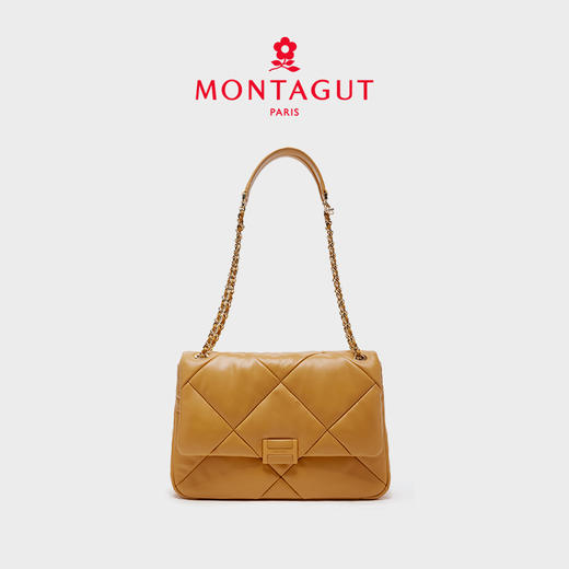 【高级羊皮系列】梦特娇新款时髦通勤大菱格单肩包 商品图8