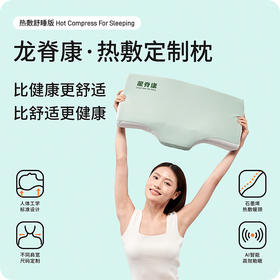 龙脊康热敷枕 秋冬季枕头护颈椎助睡眠 深睡眠三档温度调节护颈枕