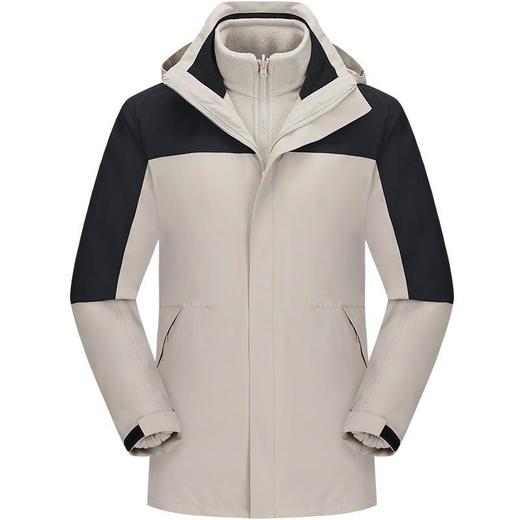 秋冬户外冲锋衣三合一男女款两件套工作服防风防水登山服外套 商品图4