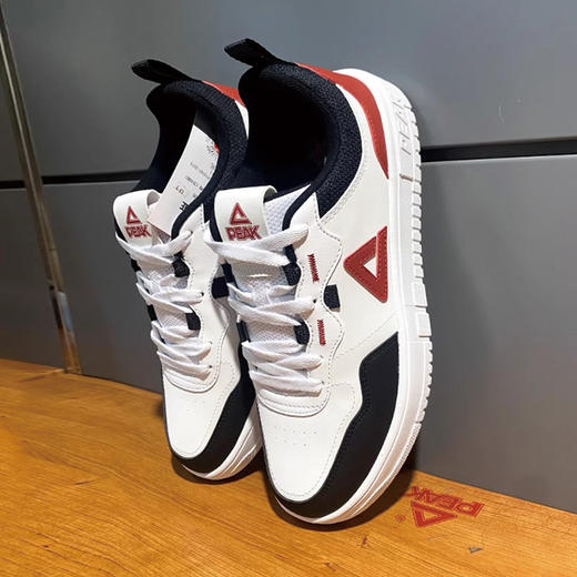 匹克板鞋男鞋低帮运动鞋2023秋新款滑板鞋经典小白鞋潮鞋E233507B 商品图2