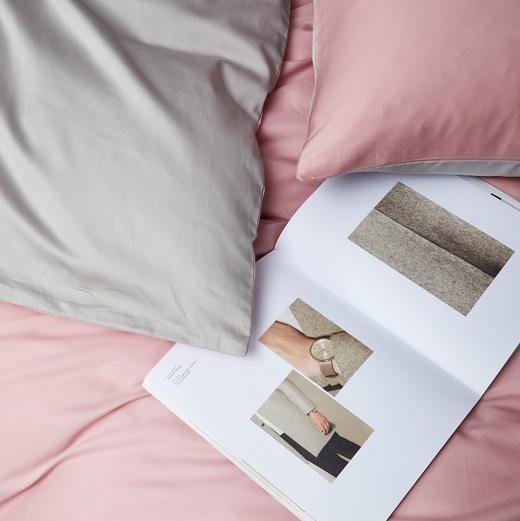  「72小时发货」【会呼吸更温暖】钱皇 100%80支全棉 纯色双拼四件套 内衣般面料质感 优质好棉 一针一线活性印染 商品图11