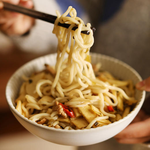 次坞打面 非遗传承手工面 捶打3000下的面条160g/袋 商品图0