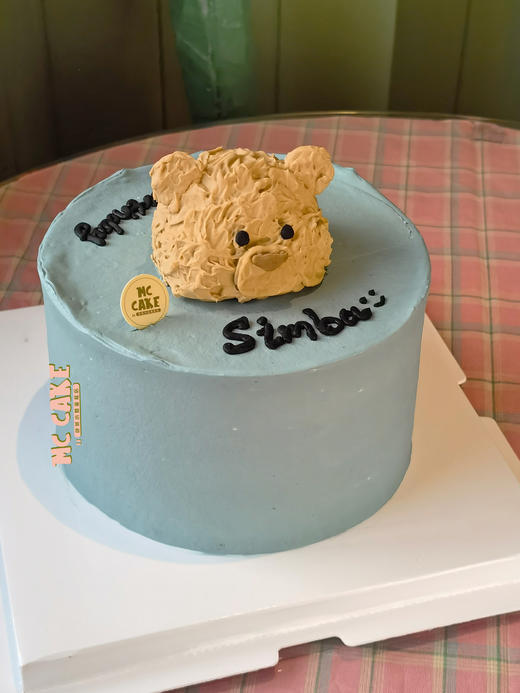 小熊头立体裱花蛋糕 商品图1