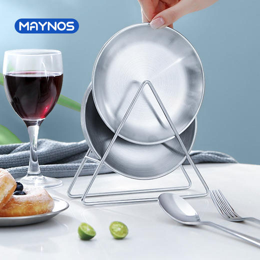 MAYNOS食品级不锈钢骨碟|餐桌好物一碟多用，不生锈不腐蚀 商品图0