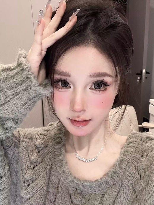 『日抛大直径』Kaylens-琉璃银灰-14.5mm【日抛 0-800度 无525/575】 商品图8