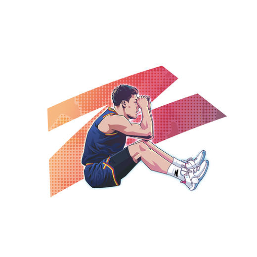 有志者UZIS 张宁印花运动短袖售罄不补【张宁时刻-vol.1】 商品图3