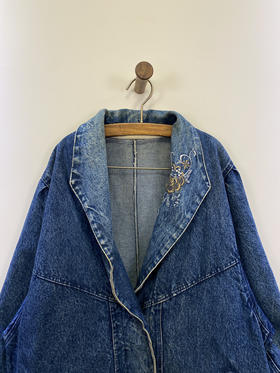 80年代 Vintage LEYDI 牛仔外套  休闲外套 _CJK(L)
