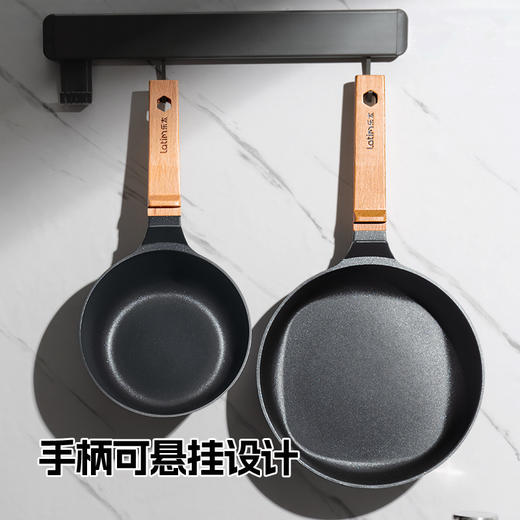 乐太钛极岩黑晶奶锅18cm+压缩海绵 商品图2