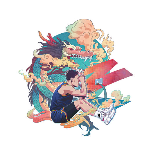 有志者UZIS 张宁印花运动短袖售罄不补【张宁时刻-vol.1】 商品图2