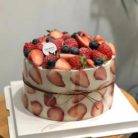 【梦幻草莓】超多草莓水果生日蛋糕