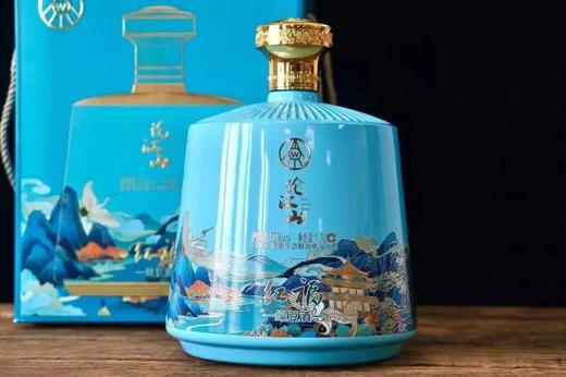 【⁨五粮液论江山】⁪一大坛1.5L装‼️52度浓香型五粮液红福论江山 |⁦ 🇨🇳国潮风豪气大坛装 一瓶一码，⁮防伪保真‼️ 买的放心，⁦喝的舒心 商品图1