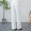 EITIE爱特爱利落干练百搭白色高腰显瘦垂坠阔腿西装裤24春季新款A2405305 商品缩略图4