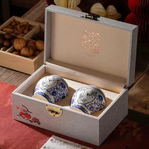 福乐安康【小双瓷罐·灰】58元/套，一件14套/约装三两到半斤 商品图9